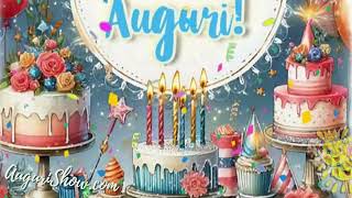 🎈 FELICE COMPLEANNO AUGURI 🎁 🎈 [upl. by Atinev]