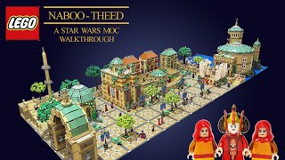 LEGO Naboo  Theed a Star Wars MOC  FINAL WALKTHROUGH [upl. by Aniala]