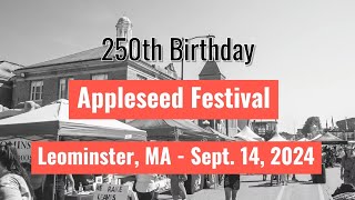 Johnny Appleseed Festival Downtown Leominster  2024 [upl. by Nortal]