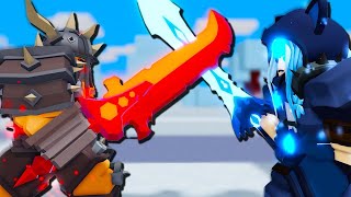 Barbarian VS Freiya Roblox Bedwars Animation [upl. by Pisarik386]