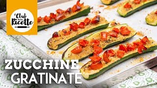 Ricetta Zucchine Gratinate [upl. by Ydnamron]