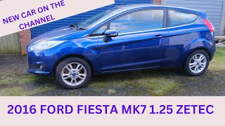 Ford Fiesta MK7 125 Zetec New car on the Channel [upl. by Ivetts820]