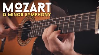 MOZART  Symphony No 40 Gm Guitar Cover  TABs [upl. by Libbie]