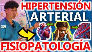 HIPERTENSIÓN ARTERIAL FISIOPATOLOGÍA  GuiaMed [upl. by Kiyohara]