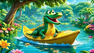 Row Row Row Your Boat  A Fun Action Song for Kids  Nursery Rhymes amp Songs [upl. by Hamforrd]