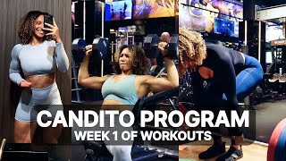 Full Week of Workouts on Candito Program  Strength Training for Women [upl. by Acina]