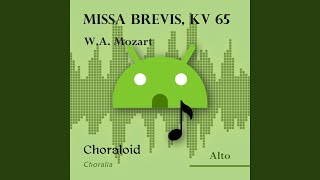 Missa Brevis KV 65 Benedictus All voices [upl. by Nyrrat]