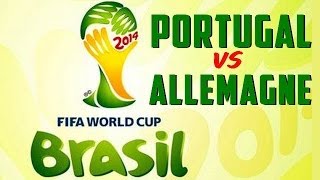 COUPE DU MONDE Match du Jour AllemagnePortugal  FIFA 14 PS4 [upl. by Fishman]