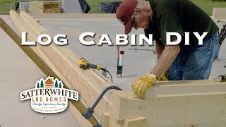 LOG CABIN diy [upl. by Iramat]