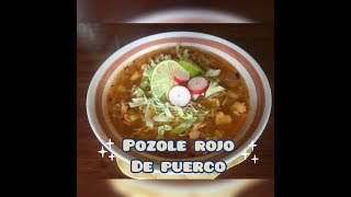 COMO HACER POZOLE ROJO DE PUERCO [upl. by Einhapets]