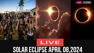 LIVE SOLAR ECLIPSE APRIL 082024 FULL VIDEO [upl. by Nivlak25]