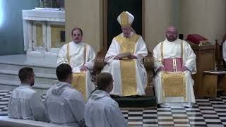 2024 Diaconate Ordination  Bishop Seniors Homily [upl. by Aicsila]