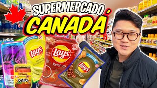 ¿QUÉ VENDEN en un SUPERMERCADO de CANADÁ [upl. by Nnanerak300]