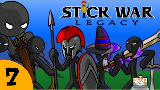 STICK WARS LEGACY gameplay Android 7 No Commentary 📱 [upl. by Aihsercal]