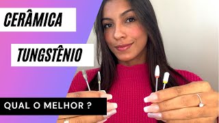 BROCAS PARA UNHAS DE GEL QUE VOCÊ PRECISA TER Tungstênio Cerâmica ou Diamantada [upl. by Accemahs]