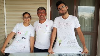 TİŞÖRT BOYAMA CHALLENGE  3 COLOR TİE DYE SHİRT CHALLENGE [upl. by Atineb]