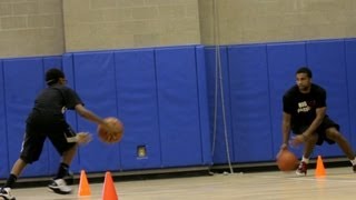 How to Do a Crossover Dribble  Basketball Moves [upl. by Llehcim]