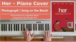 Photograph  Song on the Beach Her OSTArcade Fire Piano Cover  Extra [upl. by Arracat]