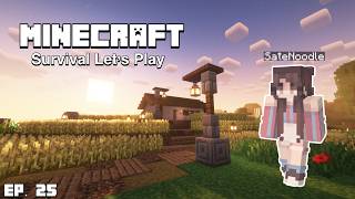 FRIENDS amp FARMING  Minecraft Survival Lets Play Episode 25 [upl. by Assilram141]