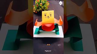 Diy Easy kids paper craft🏂🏻🔥😨shorts viralvideo trending funny story diy craft kids art yt [upl. by Berna]