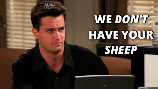 Chandler being Sarcastic for 4 minutes straight [upl. by Aikcin]