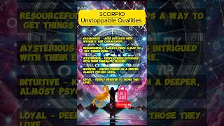 Scorpio ♏️ 5 Unstoppable Qualities Of Zodiac Sign😏😱 REALLY  Horoscope Today short short [upl. by Ahswat]