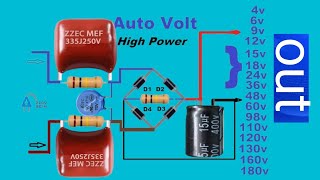 Convert 220v ac to 3v 6v 12v 24v 48v 60v 98v 110v 120v DC Led driver multi output converter [upl. by Wise]