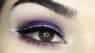 Purple eyeshadow tutorial [upl. by Bogie]