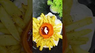 French fries 🥔 at home 😋 food frieslover fries streetfood recipe youtubeshorts shorts [upl. by Airotel]