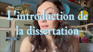 Comment faire une introduction de dissertation [upl. by Suoivatra]