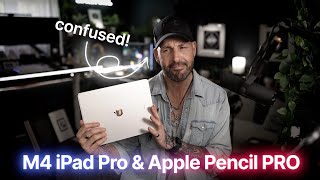 M4 iPad Pro amp Apple Pencil PRO  Pro ARTIST First Impressions [upl. by Lotty]