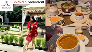 THE LEELA AMBIENCE CONVENTION HOTEL  CAFE KNOSH  LUNCH [upl. by Burtie]