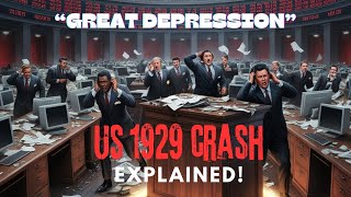 US Stock Market 1929 Crash  Explained [upl. by Hsepid]