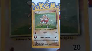 Carte Pokemon Tygnon 7102  Holographique Rare  Set de base [upl. by Marlon]