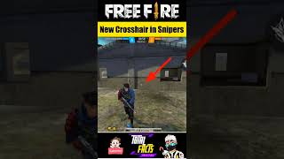 New Crosshair Added For All Snipers 🎯 OB47 Update Free Fire [upl. by Nauwtna]