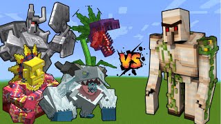 OP Mutant Iron Golem vs Mowzies Mobs  OP Mutant Iron Golem vs Ferrous Wroughtnaut barako sun chief [upl. by Lewanna]