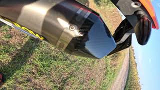 KTM 690 Enduro R 2023 Arrow exhaust [upl. by Rosanna]