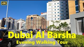 Al Barsha Dubai Streets  Evening Walking Tour  30 May 2024 [upl. by Cogen]