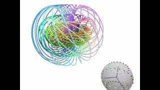 Hopf fibration  fibers and base [upl. by Monte577]