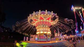 Kettenflieger  Fuhrmann Offride  Düsseldorf Rheinkirmes 2024  Kirmes Fahrgeschäft [upl. by Rostand776]