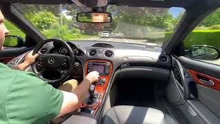 2003 Mercedes SL55 AMG Driving Video [upl. by Ttenrag]