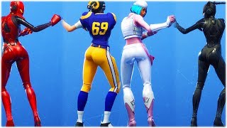 NEW JAMBOREE DANCE EMOTE SHOWED WITH MY GIRLS FORTNITE SEASON 8 [upl. by Selinski]