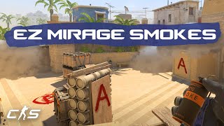 CS2 Mirage  EVERY TSide Smoke in UNDER 2 MINUTES [upl. by Zilvia]