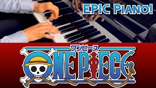 One Piece OP1  We Are EPIC Piano Version w SHEET MUSIC [upl. by Atinad]