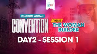 Kingdom Woman Convention  The Woman Builder  Day 2  Session 1  Pst Maureen  Apt Angie Murenga [upl. by Aicilanna]