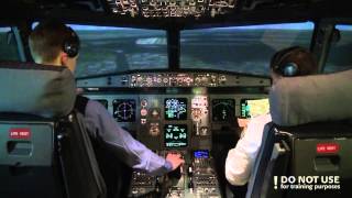 Flying Airbus A320 full cockpit video part 3  Baltic Aviation Academy [upl. by Maurizia]