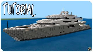 Minecraft Super Yacht Tutorial Part 2 Finale [upl. by Ahslek]