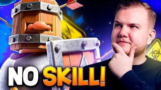 NO SKILL RECRUITS DECK BEATS EVERYONE IN CLASH ROYALE [upl. by Anivlek875]