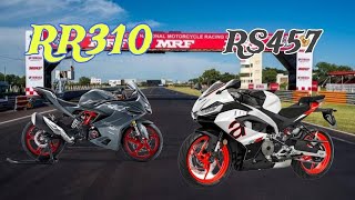 Tvs apache RR 310 VS Aprilia RS 457  Walkaround 🔥🔥🔥 [upl. by Joelie]