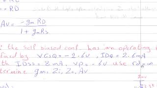 24 Voltage Divider Configuration of JFET AC Analysis [upl. by Notterb]